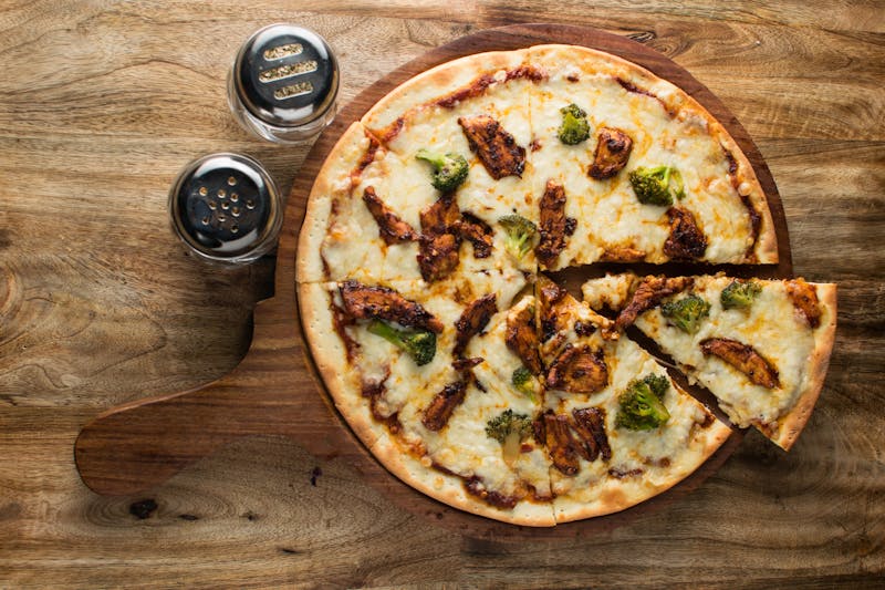Meat lovers via 313 pizza with sausage and bacon